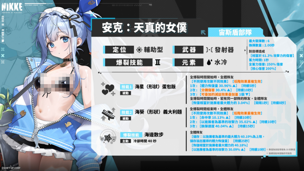 胜利女神新的希望安克天真的女仆介绍 胜利女神新的希望安克天真的女仆技能