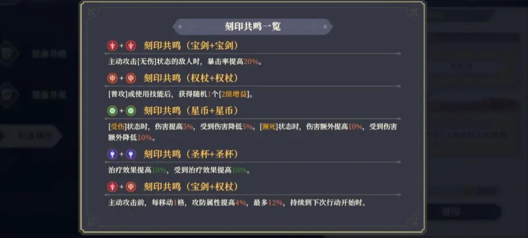 铃兰之剑刻印大全 所有刻印属性效果一览