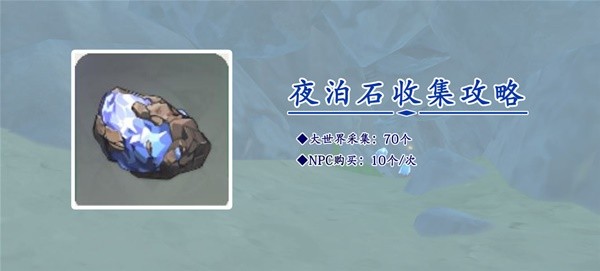 原神3.8版本夜泊石收集路线图 3.8版本夜泊石收集路线一览